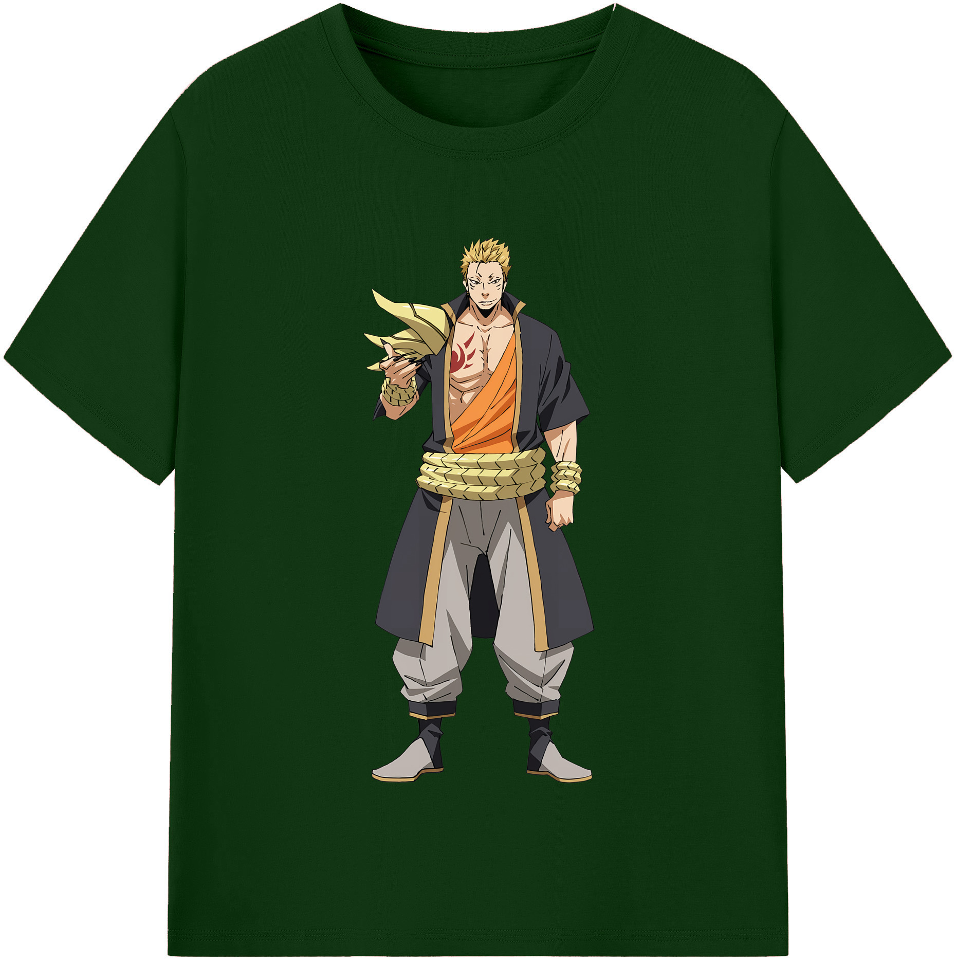 （画像用） 転スラ Regarding Reincarnated to Slime 綿100％半袖Tシャツ（フロントプリント）